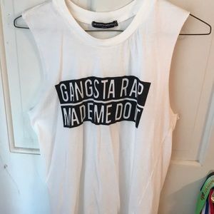 Brandy Melville Gangsta Rap Made Me Do It Tank